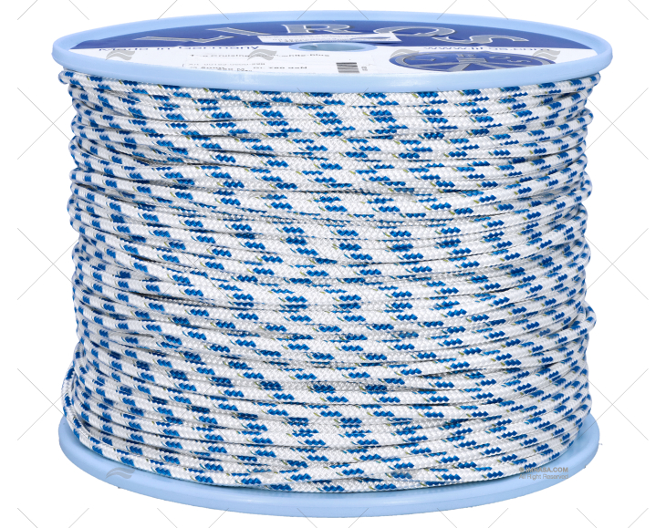 CABO TOP-CRUISING 05mm BRANCO/AZUL  250m LIROS