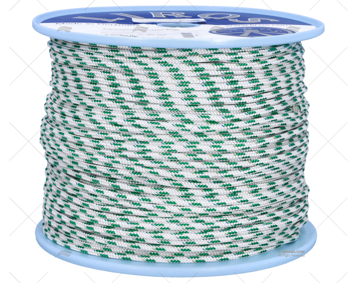 CABO TOP CRUISING 05mm BRANCO/VERDE 250m LIROS