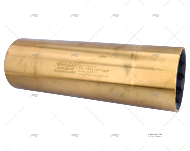 CUSCINETTO OTTONE NAVALE-GOMMA 100mm