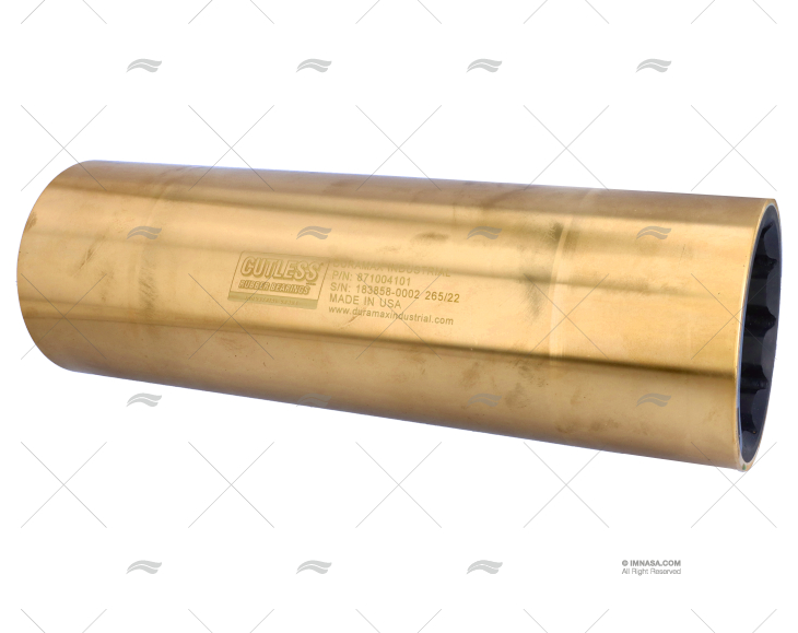 CUSCINETTO OTTONE NAVALE-GOMMA 100mm