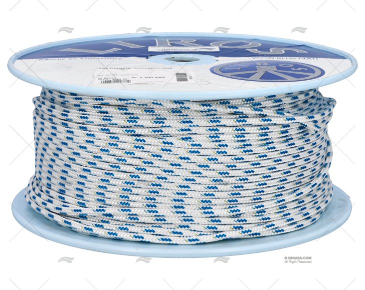 CABO TOP-CRUISING 06mm BRANCO/AZUL  200m LIROS