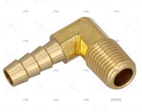 RACCORD COTOVELO LATÃO 1/4'x5/16' NPT