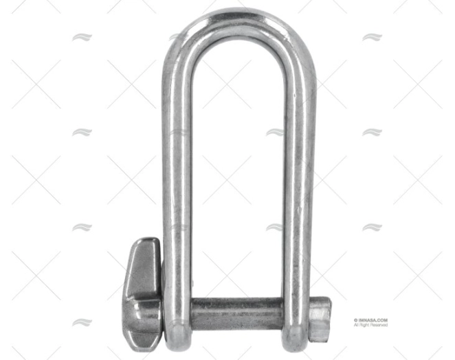 SHACKLE LONG WITH KEYPIN 8mm S.S.316