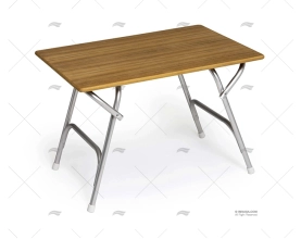TABLE PLIABLE MARATHON  TECK 63x88cm