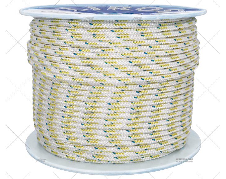 CABO TOP CRUISING 08mm BRANCO/AMARELO. 200m LIROS