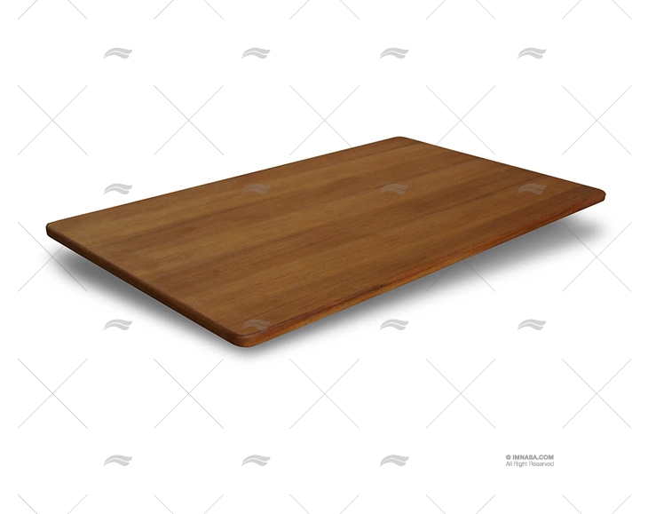PLATEAU TABLE TECK 75x125cm