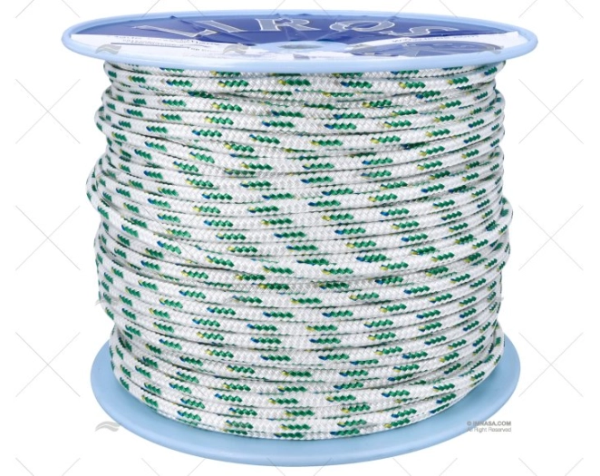 CIMA TOP CRUISING 08mm BIANCO/VERDE 200m LIROS