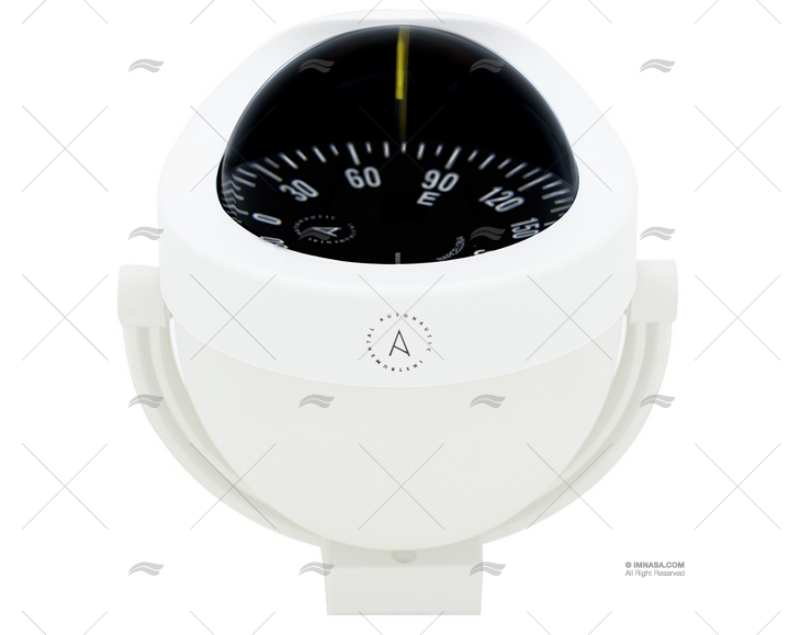 BÚSSOLA C12 SUPORTE 113mm BRANCO AUTONAUTIC INSTRUMENTAL