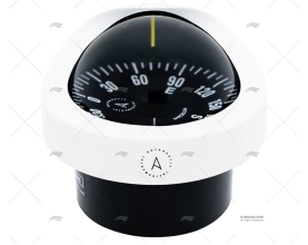 BÚSSOLA C12 114mm BRANCA AUTONAUTIC INSTRUMENTAL