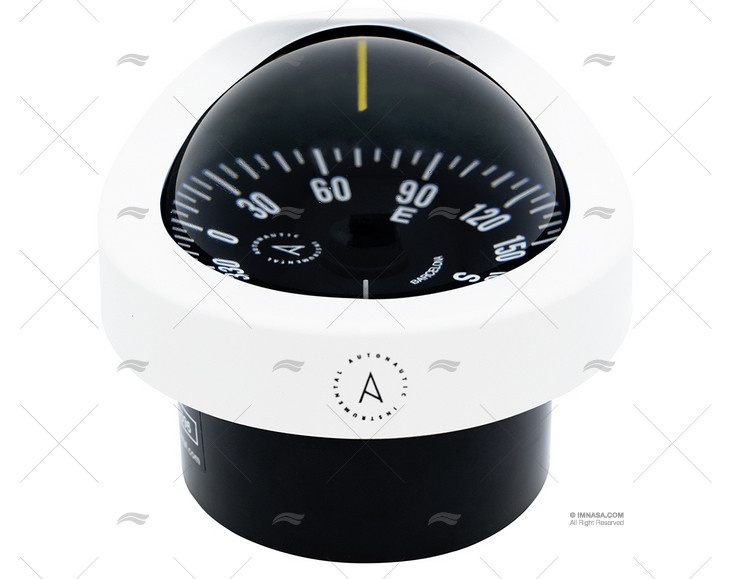 BÚSSOLA C12 114mm BRANCA AUTONAUTIC INSTRUMENTAL