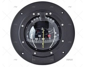 BÚSSOLA FRONTAL 180mm PRETO R85 AUTONAUTIC INSTRUMENTAL