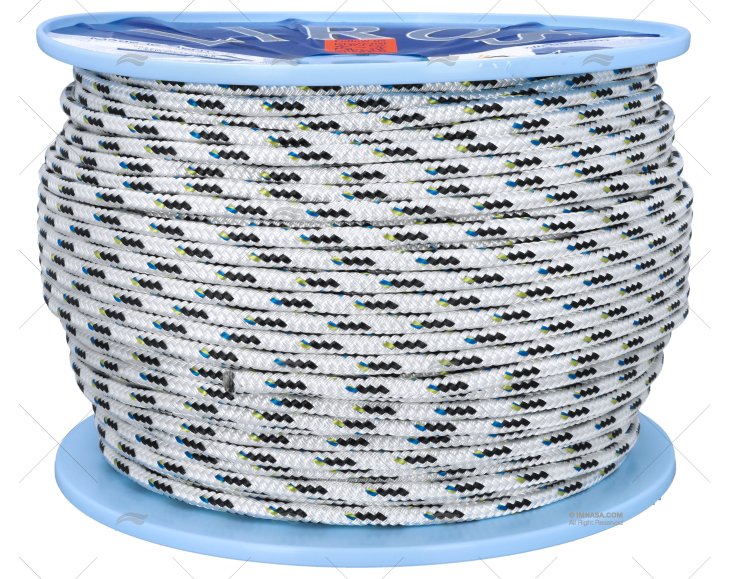 CABO TOP CRUZEIRO 08mm BRANCO/PRETO 200m LIROS
