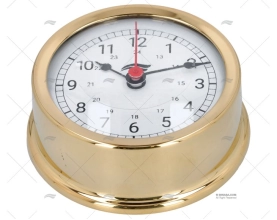 RELÓGIO HORÁRIO DOURADO   95mm MOSTRADOR 70mm AUTONAUTIC INSTRUMENTAL