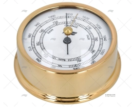 BARÓMETRO DOURADO 95mm MOSTRADOR 70mm AUTONAUTIC INSTRUMENTAL