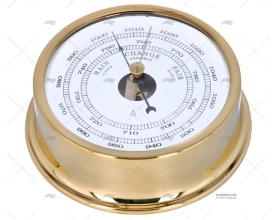 BARÓMETRO DOURADO 120mm MOSTRADOR 95mm AUTONAUTIC INSTRUMENTAL