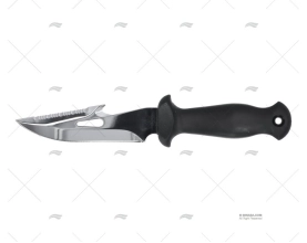 COLTELLO SUBACQUEO C/FOD NERO 19-H12cm MAC COLTELLERIE