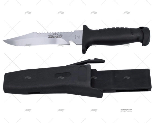 BLACK DIVING KNIFE BLADE 15 cm