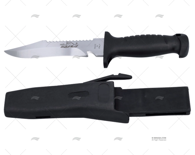 COLTELLO SUBACQUEO C/FOD NERO 27-H15cm MAC COLTELLERIE