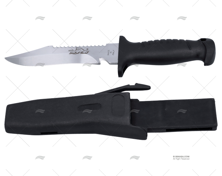 COLTELLO SUBACQUEO C/FOD NERO 27-H15cm MAC COLTELLERIE