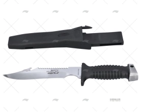 COLTELLO SUB C/FOD NERO 31-H19cm MAC COLTELLERIE