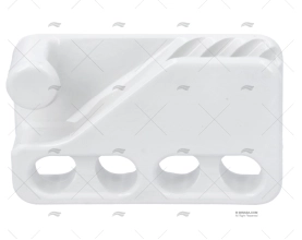 WHITE FENDER LARGE LOOP CLEAT CL 234 CLAMCLEAT