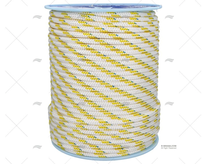CABO TOP-CRUISING 12mm BRANCO/AMARELO 200m LIROS