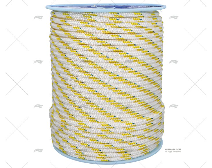 CABO TOP-CRUISING 12mm BRANCO/AMARELO 200m LIROS