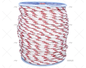 CABO TOP-CRUISING 12mm BRANCO/VERMELHO  200m LIROS