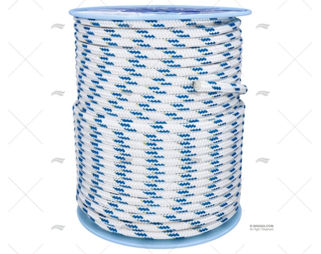 CABO TOP-CRUISING 14mm BRANCO/AZUL  150m LIROS