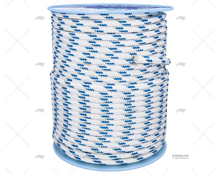 CABO TOP-CRUISING 14mm BRANCO/AZUL  150m LIROS