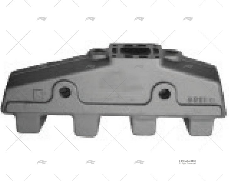 COLETOR DE ESCAPE GM 454 V8 CHRIS CRAFT BARR MARINE