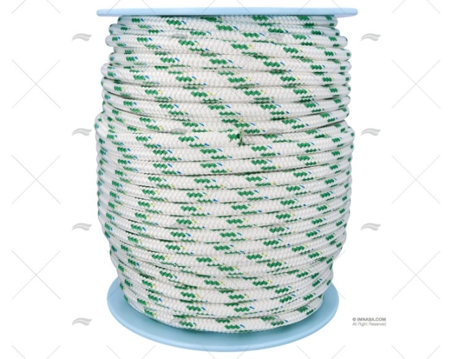 CABO TOP-CRUISING 14mm BRANCO/VERDE 150m LIROS