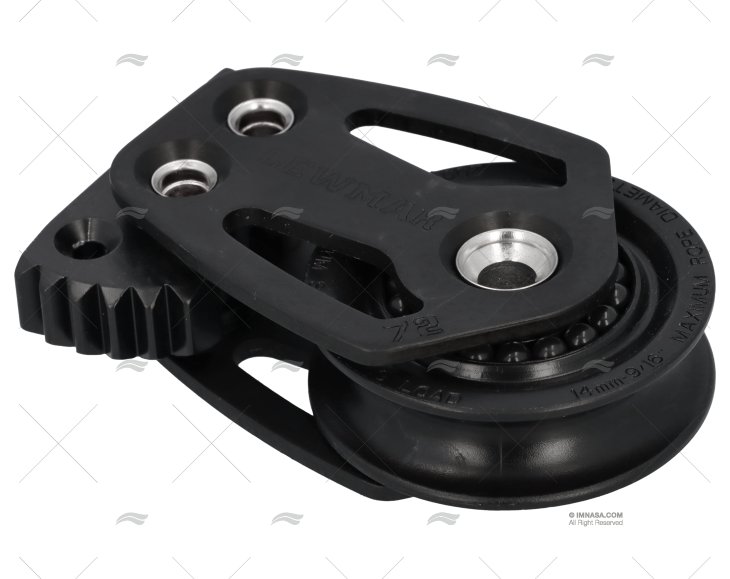 DECK PULLEY WITH SUPPORT 72mm HTX LEWMAR