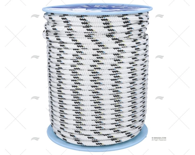 CABO TOP-CRUISING 14mm BRANCO/PRETO 150m LIROS