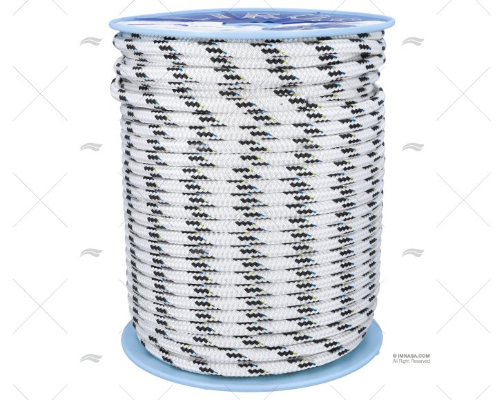 CABO TOP-CRUISING 14mm BRANCO/PRETO 150m LIROS