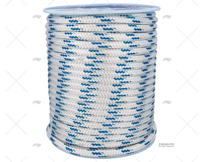 CIMA TOP-CRUISING 16mm BIANCO/BLU  100m LIROS