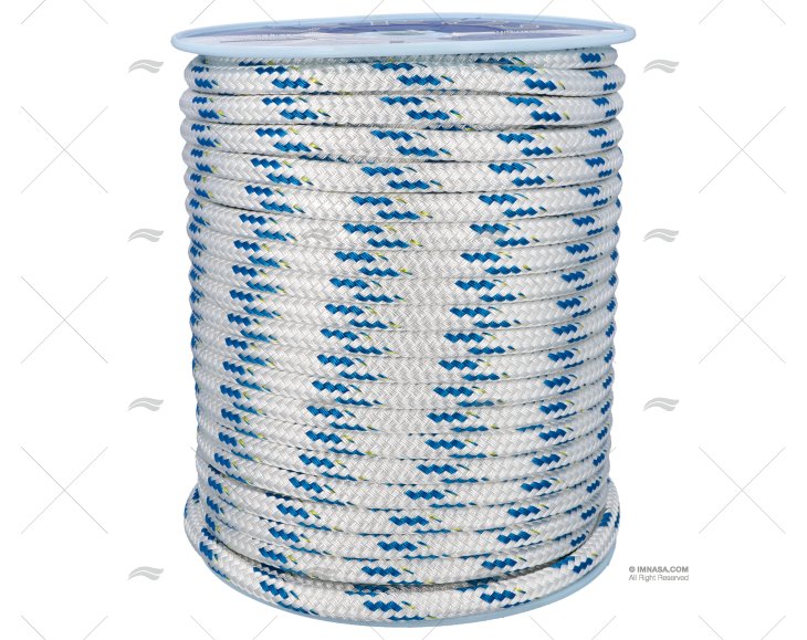 CABO TOP-CRUISING 16mm BRANCO/AZUL  100m LIROS