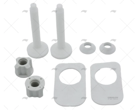 KIT CERNIERE WC COPERCHIO PLASTICA COMPATTO(CO MATROMARINE