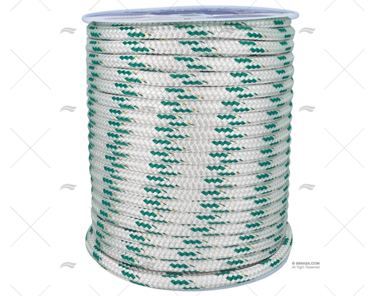 CABO TOP-CRUISING 16mm BRANCO/VERDE 100m LIROS