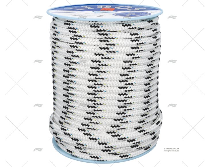 CABO TOP-CRUISING 16mm BRANCO/PRETO 100m LIROS