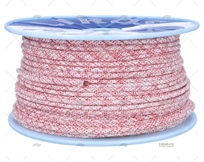 SCOTTA TOP GRIP 06mm BIANCO/ROSSO 200m LIROS