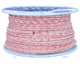 SCOTTA TOP GRIP 06mm BIANCO/ROSSO 200m LIROS