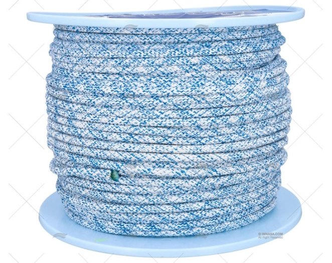 SCOTTA TOP GRIP 08mm BIANCO/BLU 200m LIROS