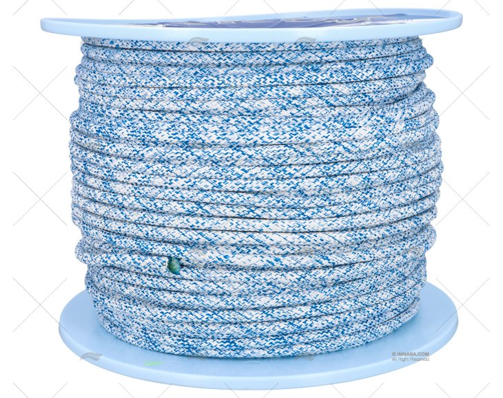 SCOTTA TOP GRIP 08mm BIANCO/BLU 200m LIROS