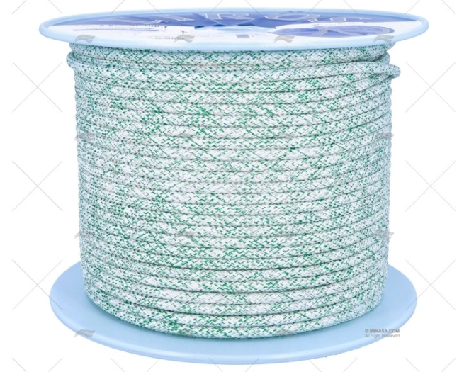 SCOTTA TOP GRIP 08mm BIANCO/VERDE 200m LIROS