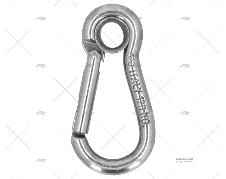MOSCHETTONE CON OCCHIELLO  05mm INOX KONG