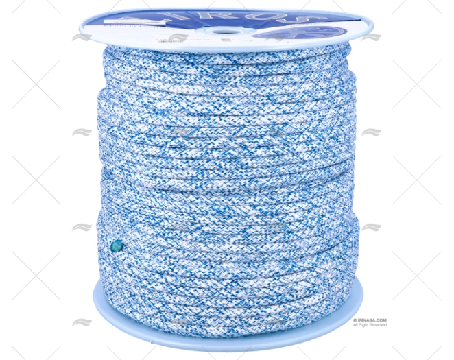 SCOTTA TOP GRIP 10mm BIANCO/BLU 200m LIROS