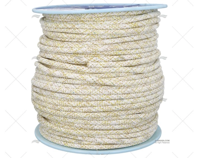 SCOTTA TOP GRIP 10mm BIANCO/BEIGE 200m LIROS