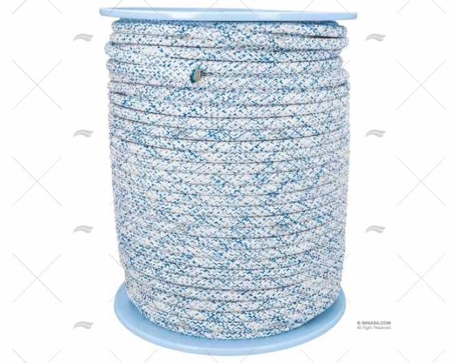 HALYARD TOP GRIP 14mm WHITE/BLUE 150m LIROS