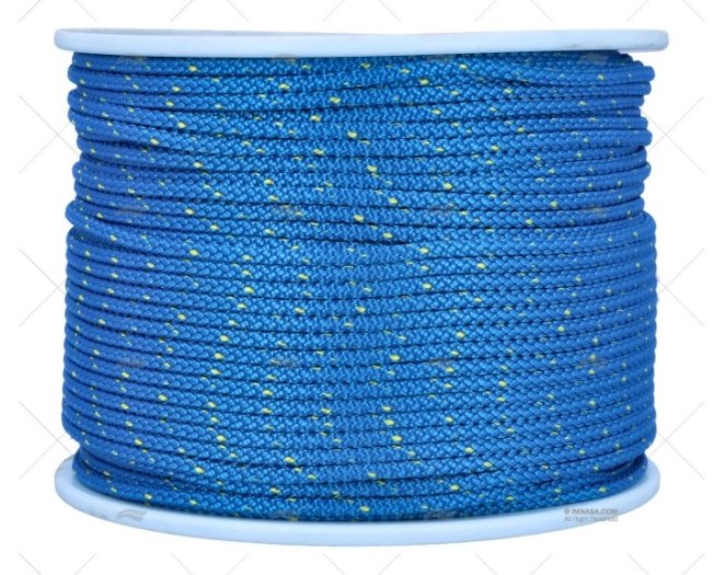 ROPE  LIROS PRESTRETCH 05mm BLUE/ 250m